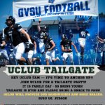 September Family Day Football UClub Tailgate on September 19, 2026